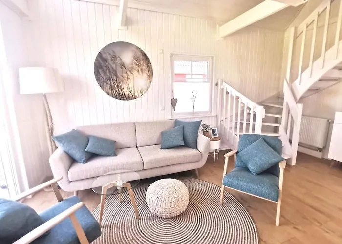 بيت للعطل Hafenhaus Panoramablick Mit Sauna & Whirlpool فاندليتس